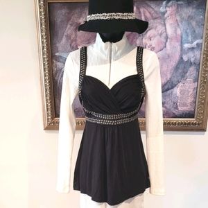 Gorgeous Le Chateau studded top